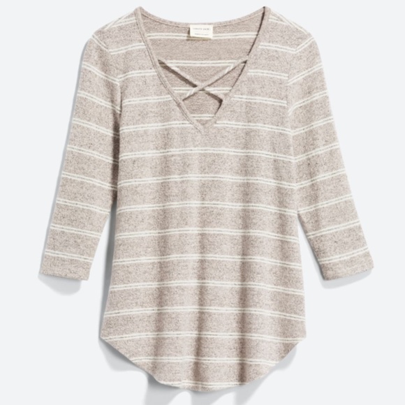 emory park Tops - Dulce 3/4 Sleeve Hacci Knit Top